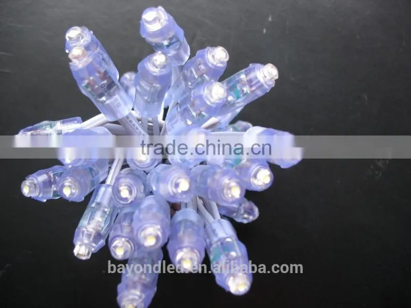 12mm Diffused Thin Digital full color LED Pixels (Strand of 50) - WS2801