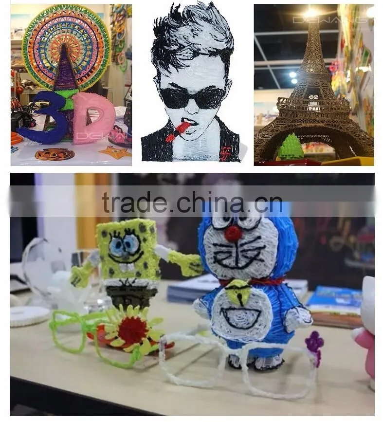 3d drawing pen magic print pen with ABS/PLA materials filament