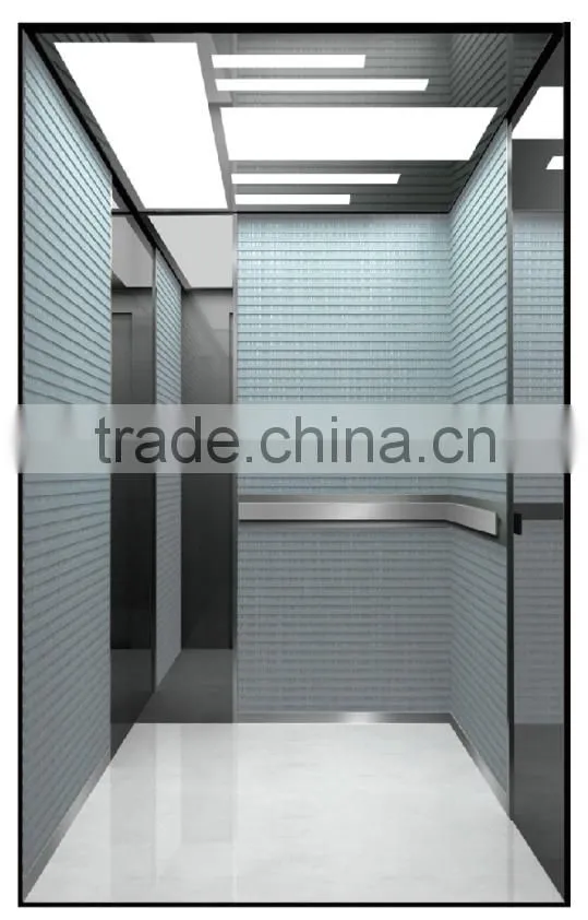 Safe and comfortable passenger elevator and lift with standard design