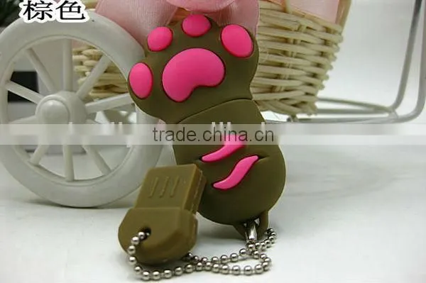 The funny 3D mini cats claws style silicone usb cover