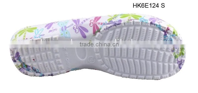Ladies' EVA Water Transfer Printing Clogs Slippers Indoor Slippers