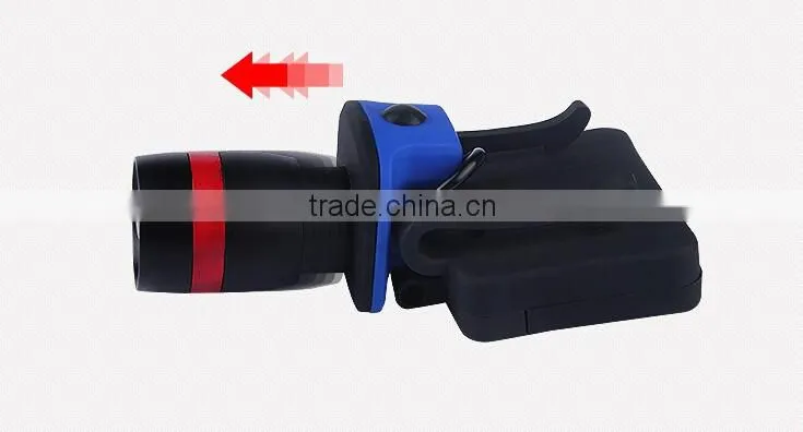 Outdoor Hand Free LED Clip On Cap Hat Flashlight Lamp