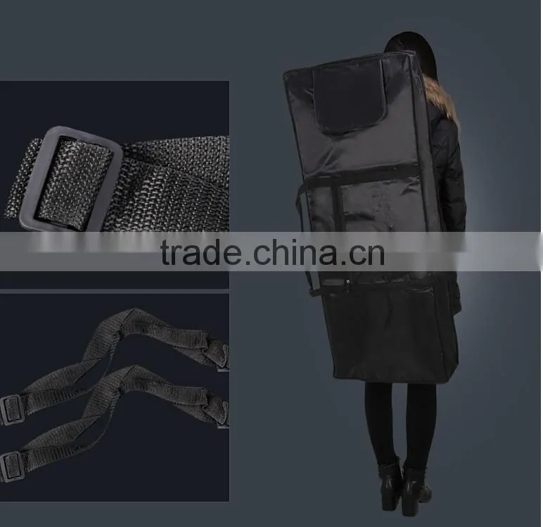 black rectangular keyboard dust cover waterproof 61keys backpack portable handbag
