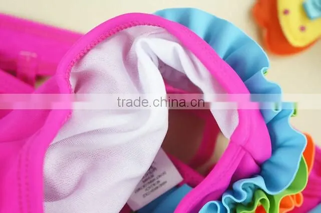 2016 2X Kid Girl Beachwear Bikini Chlidren Bowknot Swimwear Children Sling Bikini Swimsuit