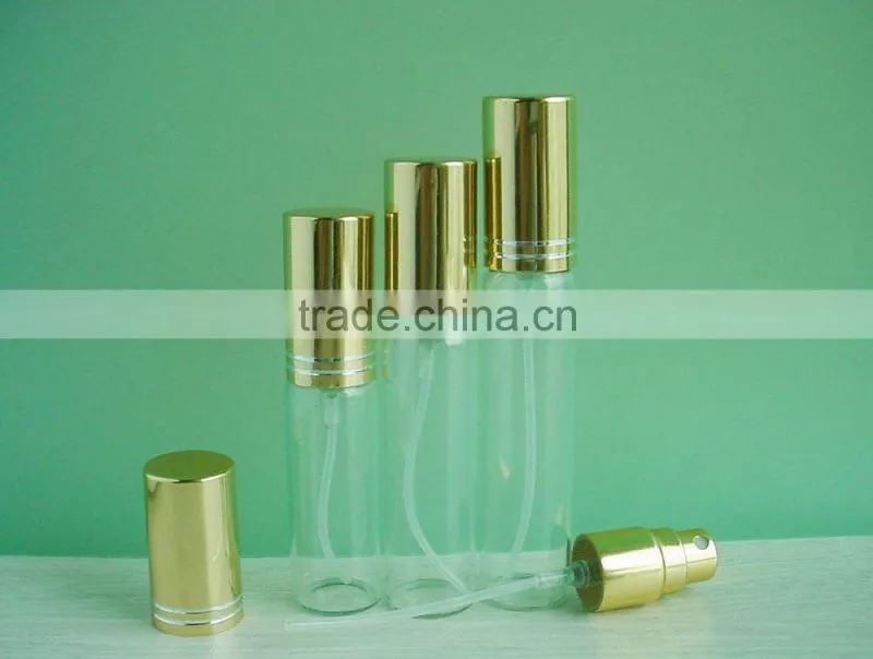 8ml,10ml,12ml,15ml glass perfume bottle with sprayer and cap