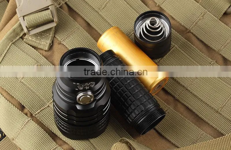 Dipper BD01 18650 26650 flashlight usb flashlight Shockproof Tactical Flashlight