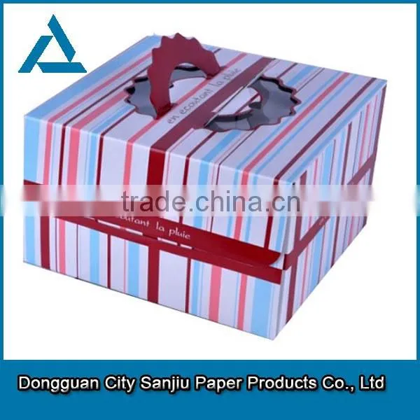 custom cake paper box paper cake case kraft paper cake box