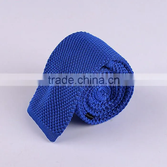 Fashion plain color cotton knitted necktie series 3