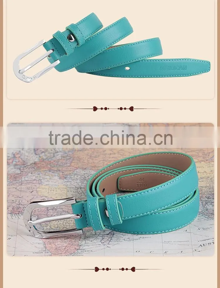 OEM/ODM welcome, genuine leather belt women for hot sell