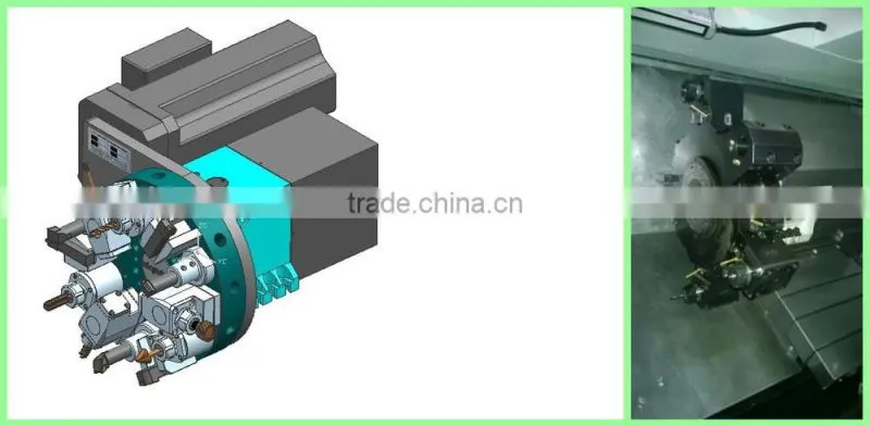 TCK-45LS CNC Slant bed lathe machine tool with power tool
