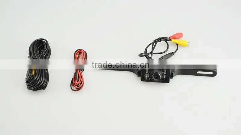 Universality hanging car camera with LED,rear view camera Hot sell!