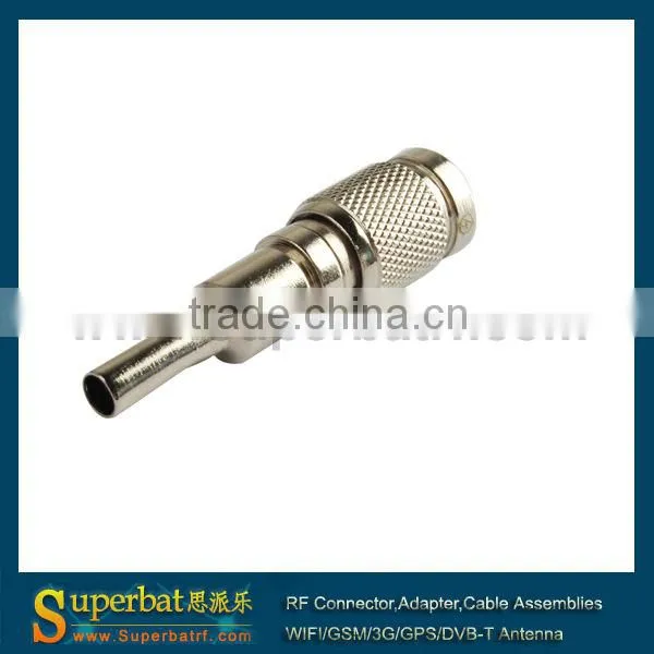 75 Ohm 1.0/2.3 male crimp Straight Attachment for RG178