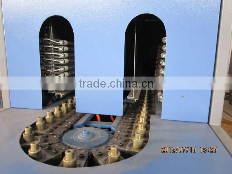 theory output of 1500 bph PET blow mold machine