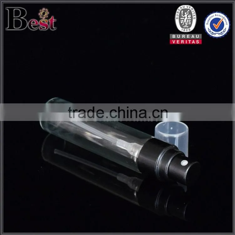 5ml 10ml sprayer type clear glass bottle for perfume