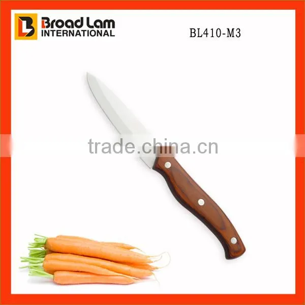 Ceramic Wooden Handle with rivet Paring knife 4 inch blade