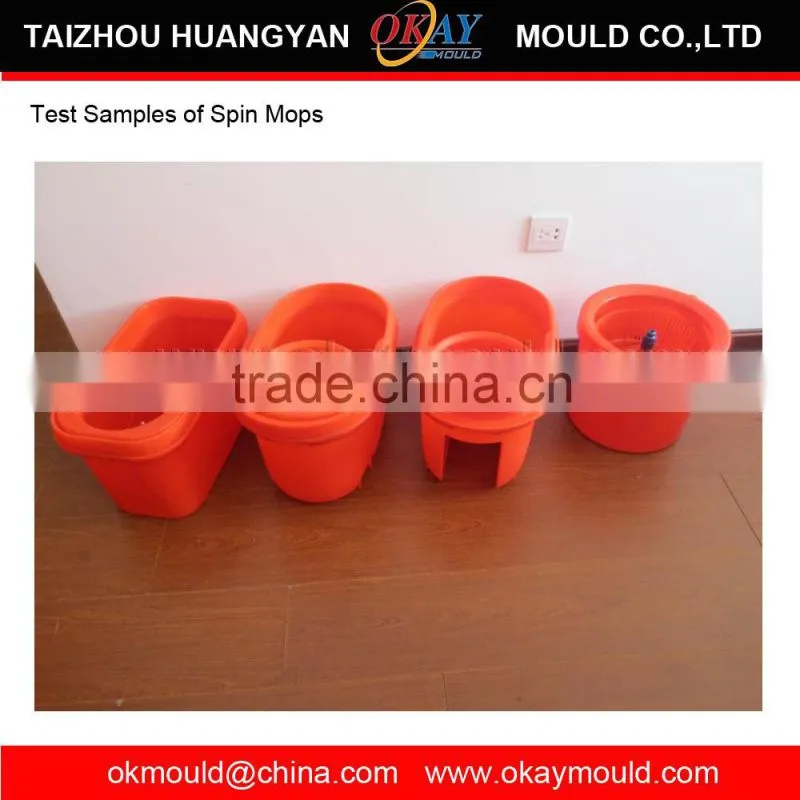 2015 New Model of Plastic Injection Spin Mop Mold