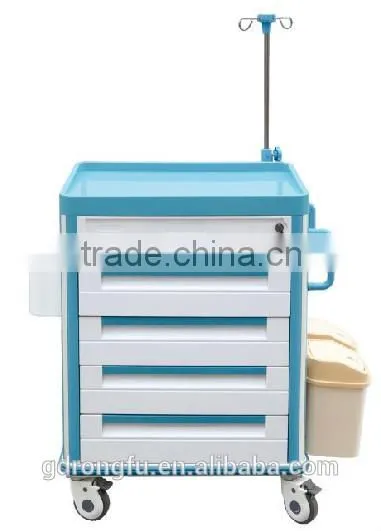 CE ISO Approved Patient Treatment Hospital Medical Records Trolley