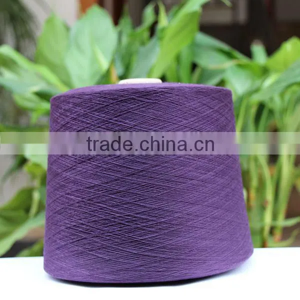 polyester spun yarn for knitting and socks