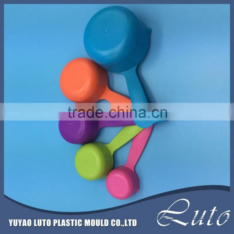Plastic set colourful gram measuring spoon