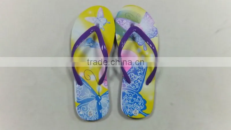 2016 new design women butterfly slipper slipper