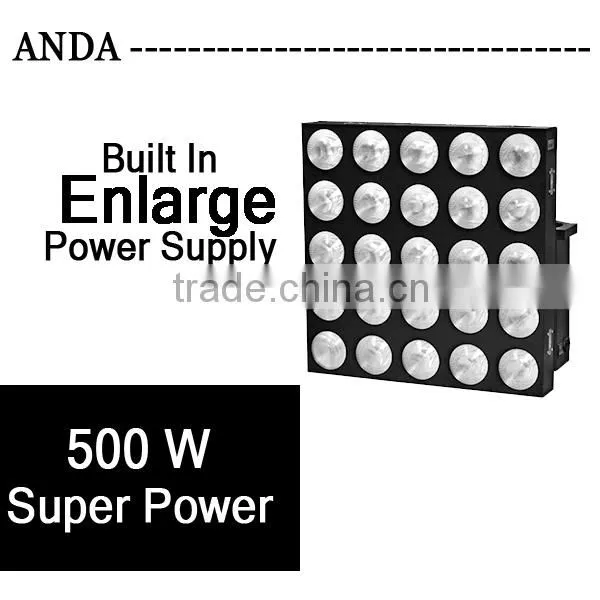 2016 factory price DMX led 5X5 matrix blinder light for new year stage decoration led effect light