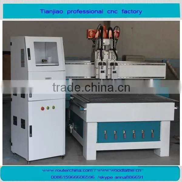 3 kw pheumatic ATC CNC Wooden Door Making Machine