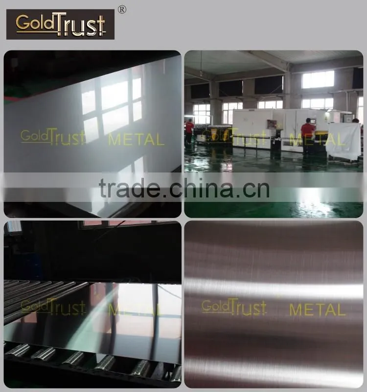 SUS hairline stainless steel decorative cladding plate