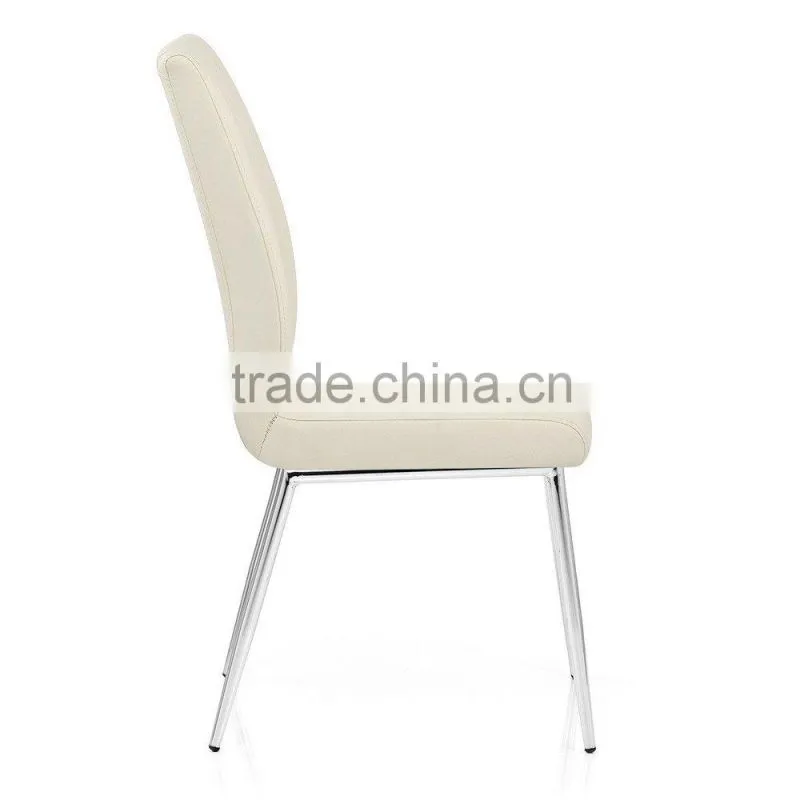 modern white dining chair