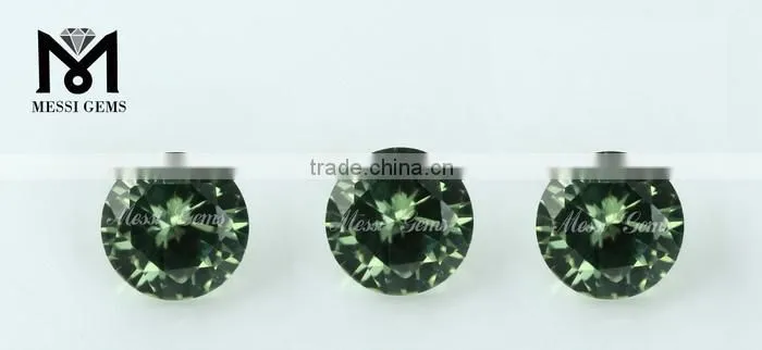 Wuzhou Wholesale Round 149# Synthetic Green Spinel