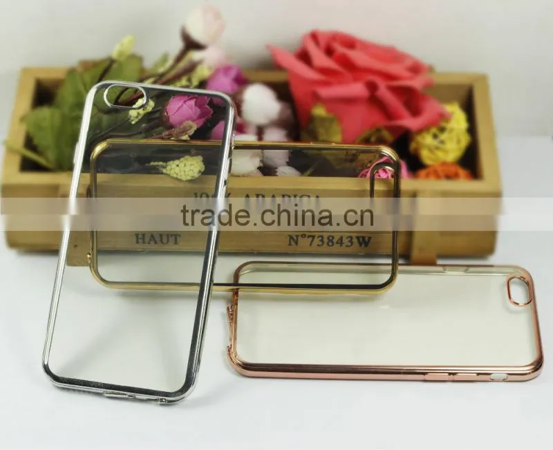 Mobile Phone Protector Shockproof Mobile Phone Case Electroplating TPU Case for Note 7