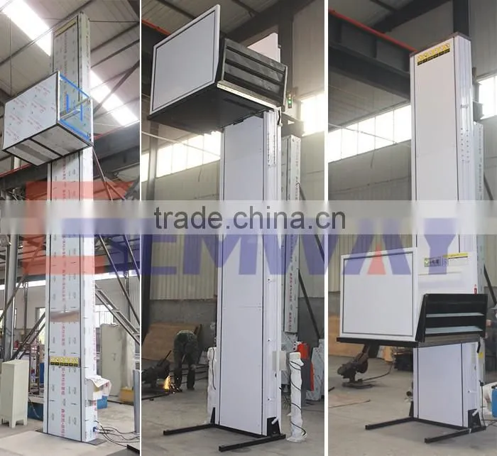 4m wheelchair vertical platform lift for disabled