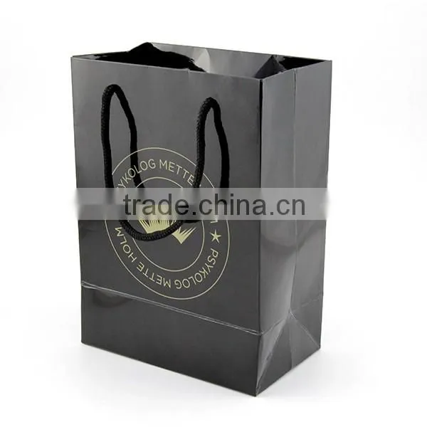 Competitive price full color paper hand bag with handle