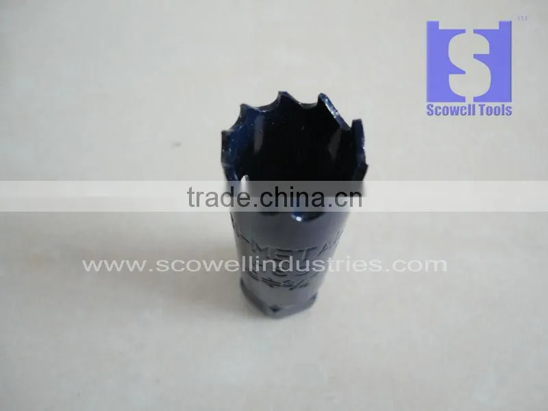 HSS Bimetal Hole Saw Blade and Arbor Set For Cutting Wood and Metal