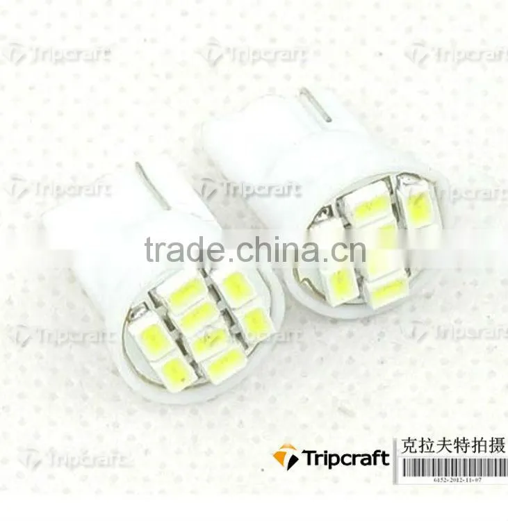 Canbus Car led lamp W5W 194 T10 8 SMD 3528 light(8LED) Car Instrument lights 8SMD