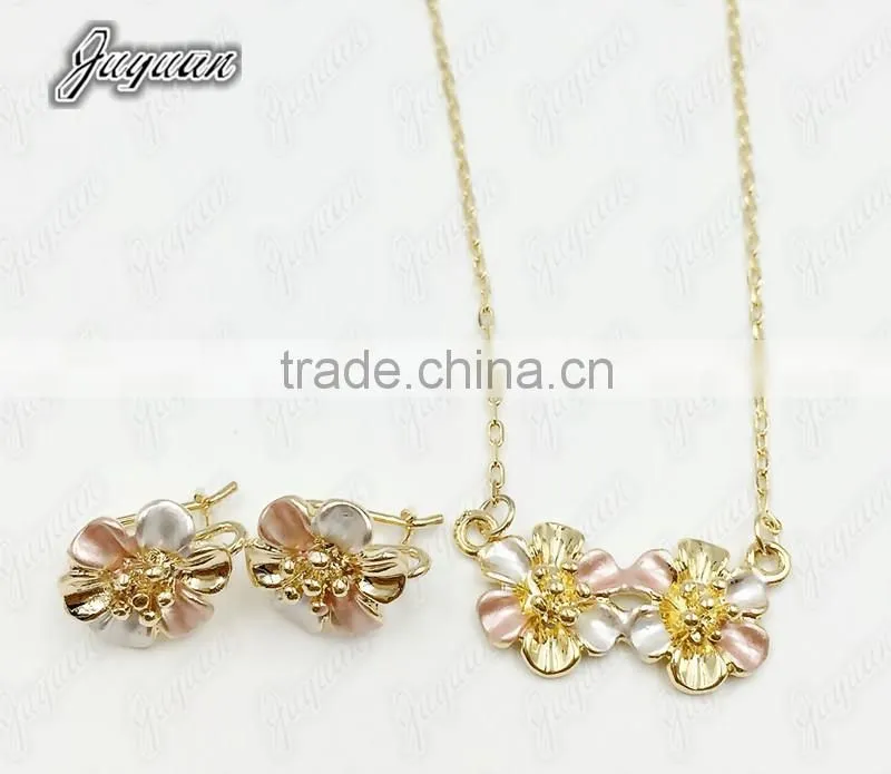 Juyuan Fashion 18K Gold Three Color Baby Set