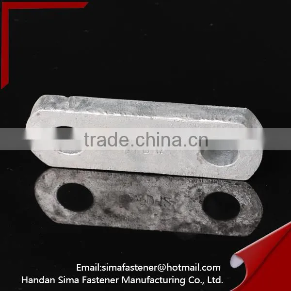 PD clevis plate used for overhead line fitting with two hole