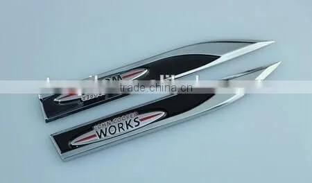 Car logo metal docoration door sticker badges emblem
