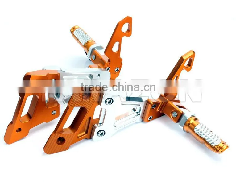 Motorcycle racing bike CNC aluminum adjustable rearsets