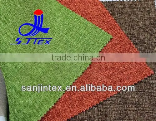 Linen-Like 100% Polyester Blackout Woven Fabric