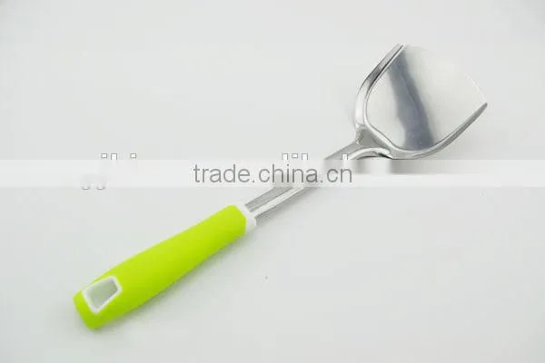 Specialized design European standard kitchen ware 18/0 stainless steel turner