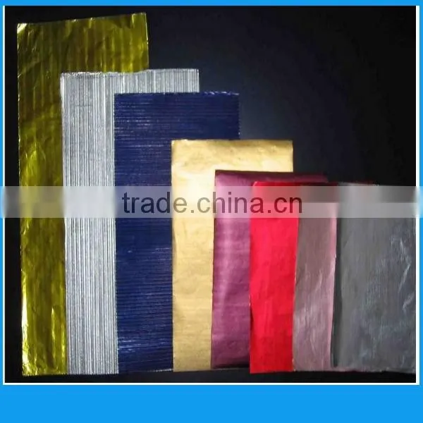 Soft Temper and Coated Treatment aluminum foil for chocolate wrapping