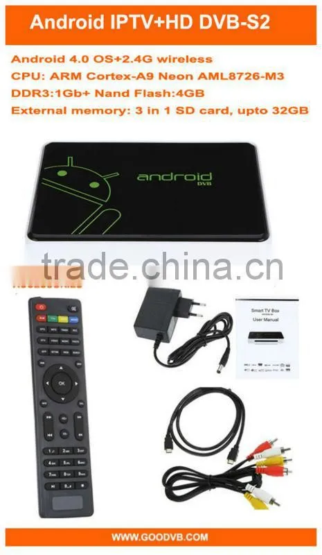 satellite receiver with internet connection android dvb-s2
