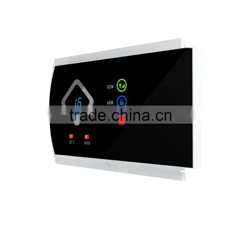 Best 2G smart wireless home security burglar GSM/SMS alarm system G10A
