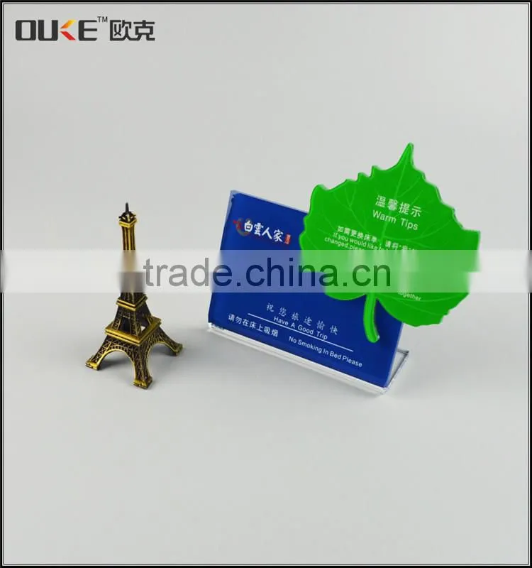 Unique Top-end cheap price acrylic name plate holder