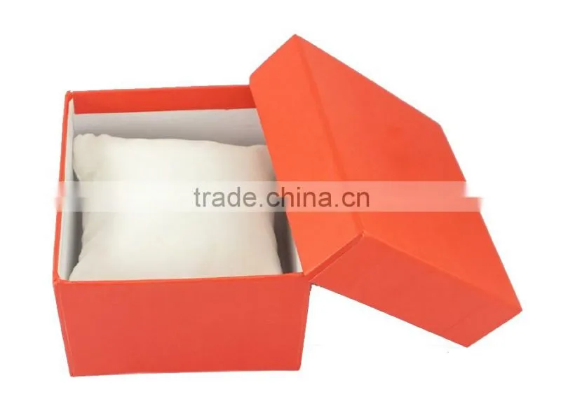 Hot selling small red watch box for promotional gift watch oem order received custom logo