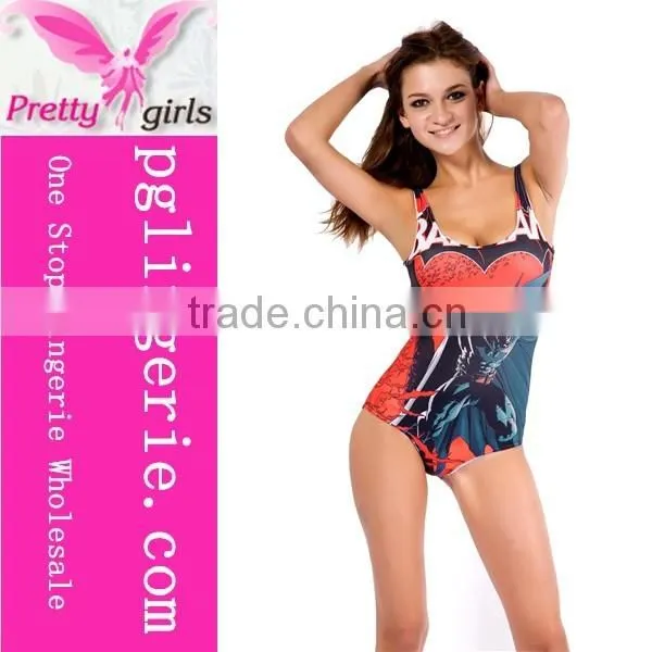 OEM custom sublimated Pretty One Piece Swimsuit