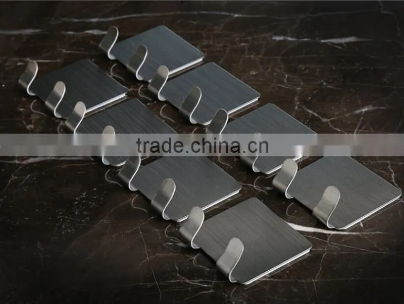 fashional stainless steel adhesive picture rail hooks and steel sticker hook