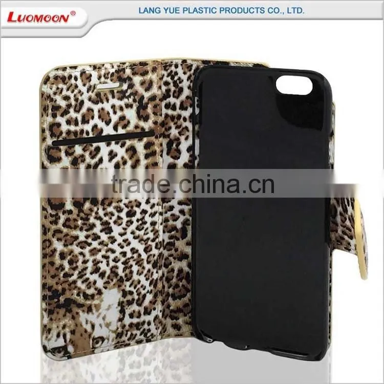 online shopping leopard pattern separable leather wallet case for samsung galaxy e7 s6 s7 edge s5 s4 s3 s2 s1