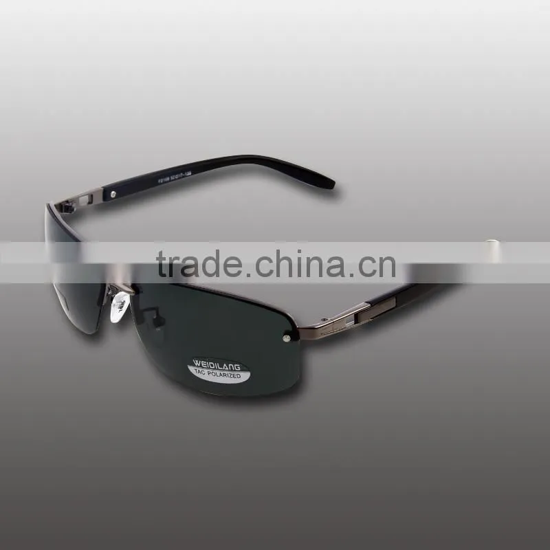 Black plastic frame tea color lense polic sunglasses new design