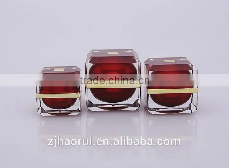 Hot Selling cream containers wholesale Acrylic Jar Luxury packaging bottles